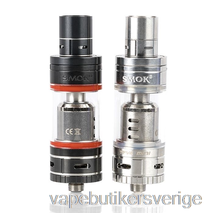Vape Sverige Smok Tfv4 Mini Sub-ohm Tank (full Kit) Svart